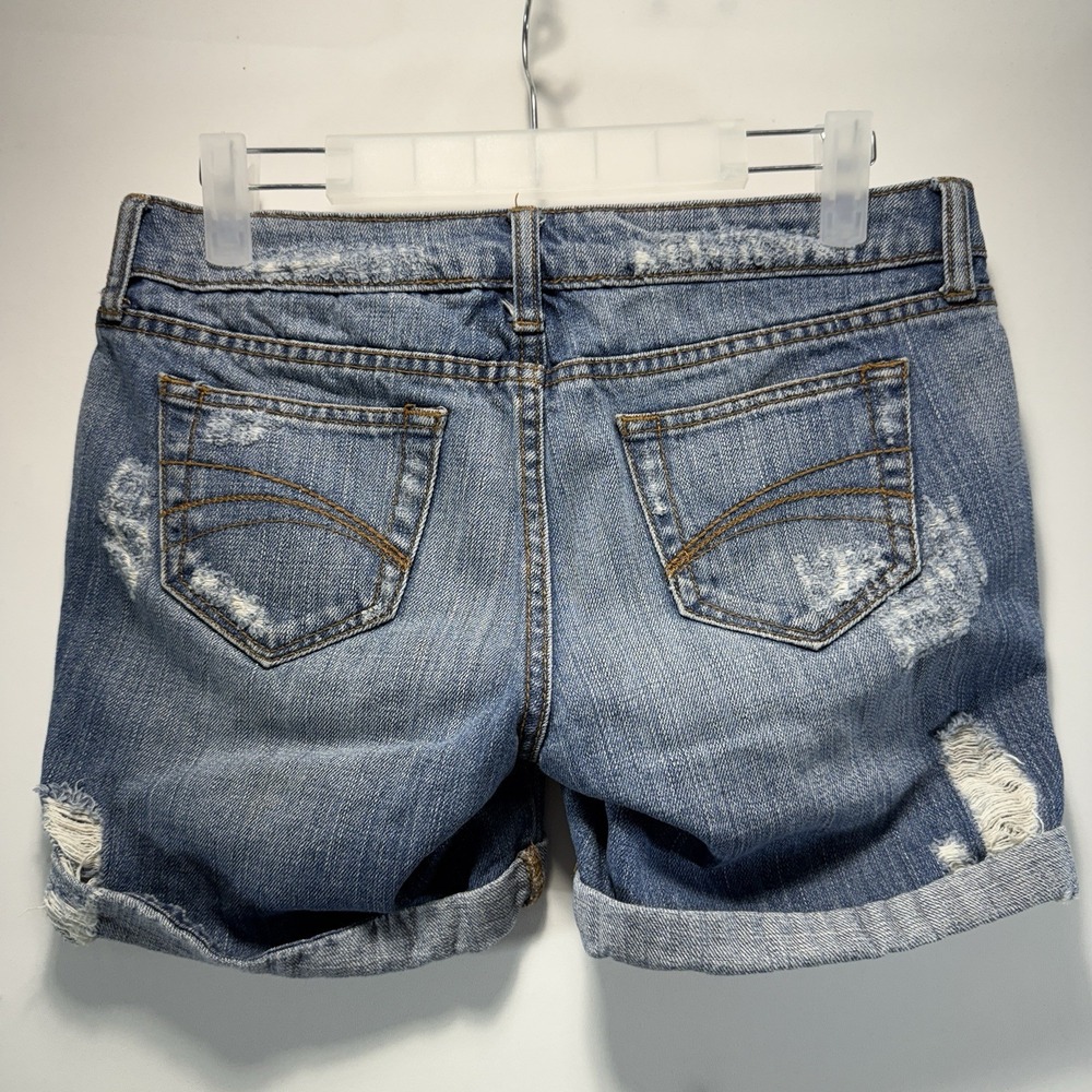 Decree Distressed Denim Jeans Shorts Women's Size 5 Y2K - Picture 7 of 9